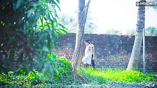 Desi Indian Step Sis Boinked Outdoors with Elation
