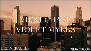 Vicki Chase, Violet Myers And Jada Stevens - Vicki Slays Compilation