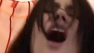 Big ass teen sucking and riding dick in pov