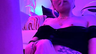 Tantalizing Busty Babe Goes Solo and Masturbates