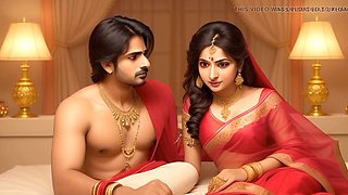 Desi Indian couple gets down in a cartoon adventure