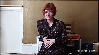 Hot Redhead Films Her First Solo Video