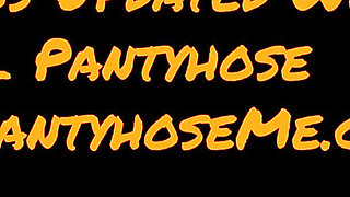 Dana's stepsister videos her masturbating for me in her pantyhose