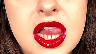 Wife's Lipstick Kissing Surprise
