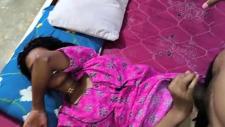 Permi Pooja - Desi Village Girl Fucked Hard by Boss in Outdoor Sex Scene