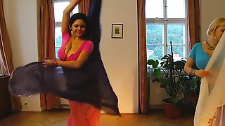 Sophie Mei and Shione Cooper nude belly dance