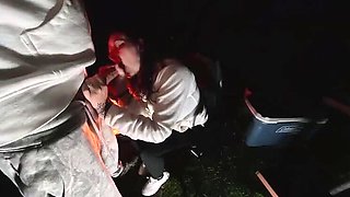 Mya Lane's Big Tits Wife Gets Rough Outdoor Fuck in Forest