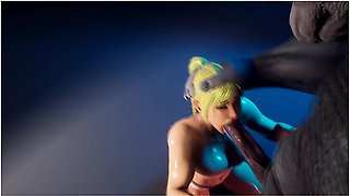 Three Minotauros Fucking A Busty Blonde 3d