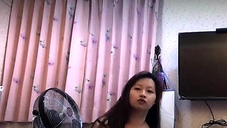 Pretty Japanese teen solo masturbation Uncensored