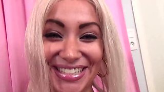 Ivannah Hot Casting: Blonde Amateur Gangbang with Big Tits and Stockings