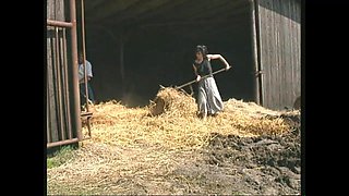 My Slut Wife with Perfect Body and Horny Gets Her Pussy Breaked in the Barn by My Big Hard Cock