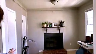 Milf brunette dildo masturbate