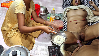 Indian Desi Girl Fucking with tight Pussy When She was Cooking Homemade sex Video