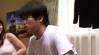 Asian schoolgirl enjoy group sex