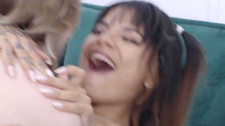 Sniffing Squirting Step Sisters