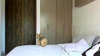 Amateur solo from a titty blonde tranny