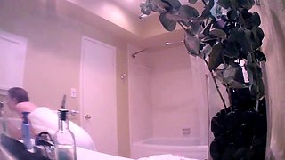 Peeping at my busty 21yo stepdaughter
