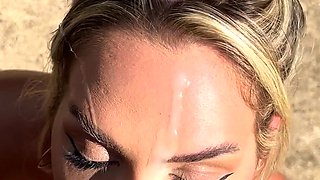 Amateur Blonde Blowjob CIM
