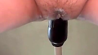 Guy's Member Vs Sex Machine Double Penetration