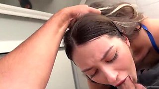 Step Sis Gives Me a Blowjob and Takes a Facial