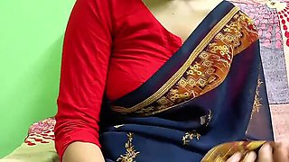 Desi Bhabhi Riya Chowdhury Fucks Step Brother - Hardcore Anal & Blowjob in Homemade Hindi Sex