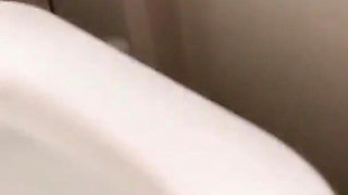 Use your tongue to clean the toilet