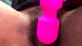 Close up pussy orgasm for toying hottie