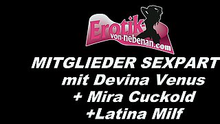 German amateur cum gangbang party in swinger club
