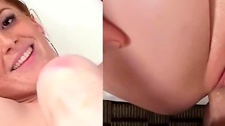 blowjob threesome sucking sloppy orgasm toy european anal bi