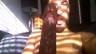 Big-Cock Daddy Masturbating Solo