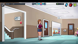 Summertime saga gameplay Part 2. Big boobs Diane, Jenny's ass