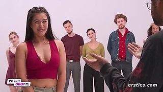 Full Gameshow Orgy with Jin - 20 vs 1 Fucking & Blowjob Compilation - German Amateur Big Tits