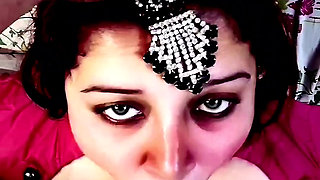 Indian Bengali   Beautiful  Blue Eyes wife with office boss