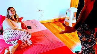 Alone at home with my dad's son