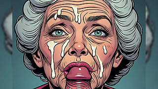 Vintage Cartoon Style Facials