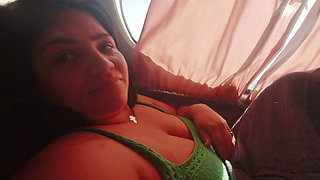 Couple on the Bus: Filth, Flashing and Cumming Mid-trip