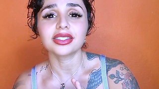 Brunette seductress working her big boobs and hot ass