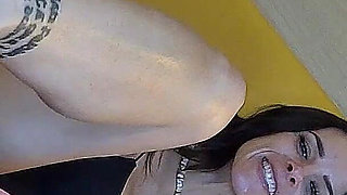 Curious Snow Bunny Givez Her First BBC Footjob