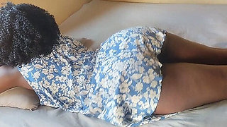 Sexy African MILF Got Stepdad to Cum Like Never Before