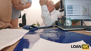 Loan4k. nasty teenie mina k is showing off her natural cool figure to get a big loan