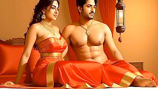 Indian Desi Girl Must Kiss On The Pretext Of Shopping - Car Toon