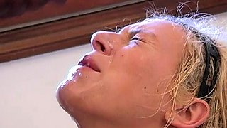 Blonde milf group sex