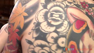 Elsa Jean Breaks Boredom with Blonde Passion in Family Play