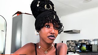 Amateur Ebony Teen Tight Pussy Stretched