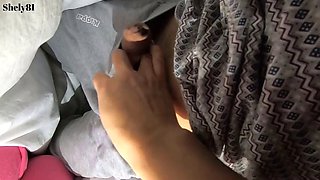 Stepmother gets into my bed at night to touch my cock