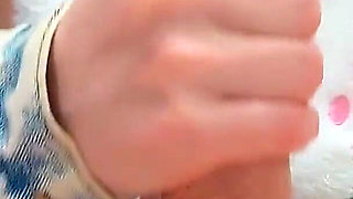 Neighbor Giving POV Cock Massage with Her Small Tits