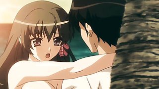 Mademoiselle's guy fingering pussy scene by Hentai Universe