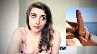 Amateur super sexy teen busty brunette in action