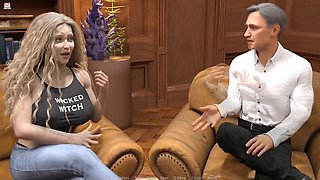 Hot platinum-blonde stepmom with a big ass and big tits ready to please