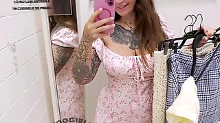 SNEAKY STORE ORGASM CHALLENGE: MULTIPLE SQUIRT WITH DILDO